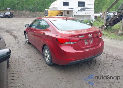 2014 Hyundai Elantra Se from USA, damaged, VIN 5NPDH4AE2EH534848